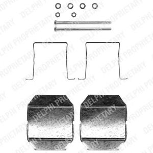 Set accesorii, placute frana CITROEN C5 01-