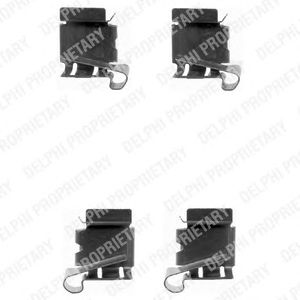 Set accesorii, placute frana LEXUS GS/IS 2,0-4,3 93-10