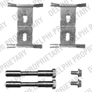 Set accesorii, placute frana AUDI Q7 3,0-6,0 TDI 06-15