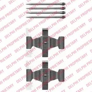 Set accesorii, placute frana MERCEDES-BENZ ML/S/CL/SL 98-