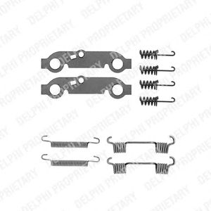 set accesorii, saboti frana parcare MERCEDES-BENZ W123 -85 W114-W116