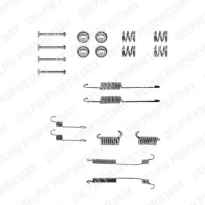 Set accesorii, sabot de frana FORD ESCORT 80-90 /ORION -85