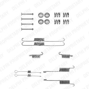 Set accesorii, sabot de frana FORD SIERRA 1,8-2,3D (LS 1290 )