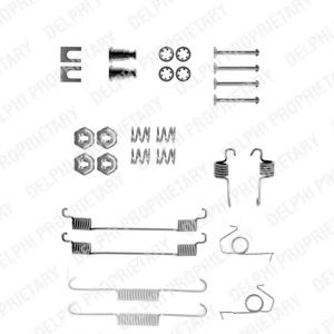 Set accesorii, sabot de frana FORD FIESTA 83-89 BENDIX