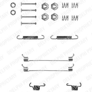 Set accesorii, sabot de frana PEUGEOT 306 93- RENAULT CLIO (BENDIX)