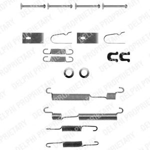 Set accesorii, sabot de frana HONDA CIVIC 84-87