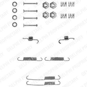 Set accesorii, sabot de frana FORD FIESTA 89-94