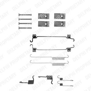 Set accesorii, sabot de frana FORD ESCORT 90- LOCKHE