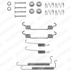 Set accesorii, sabot de frana OPEL CORSA 93- ASTRA 1