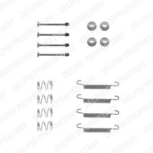 set accesorii, saboti frana parcare OPEL ASTRA F/VECTRA B ASTRA 1.7D/TD 1.6-2.0 92- ESPER UK