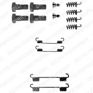 set accesorii, saboti frana parcare MERCEDES-BENZ W203/S203 04-07