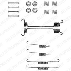 Set accesorii, sabot de frana NISSAN MICRA K11 LUCAS