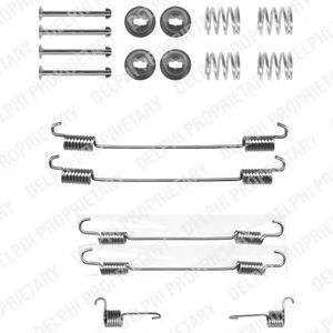 Set accesorii, sabot de frana PEUGEOT 406 95- BENDIX