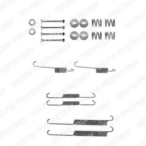 Set accesorii, sabot de frana PEUGEOT 306 LUCAS 95-