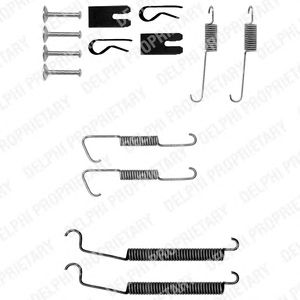 Set accesorii, sabot de frana CITROEN C2/C3/1007