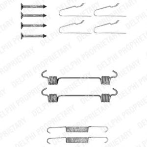 set accesorii, saboti frana parcare MERCEDES-BENZ W163/164