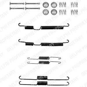 Set accesorii, sabot de frana HYUNDAI ACCENT 1,3-1,6