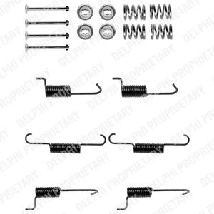 set accesorii, saboti frana parcare HYUNDAI SANTA FE 01-