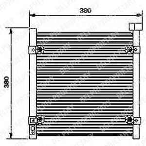 Condensator, climatizare HONDA CIVIC V 95-01 1,6