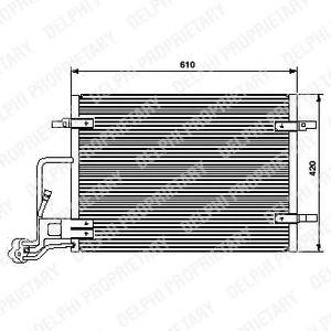 Condensator, climatizare VW SKODA SUPERB/PASSAT