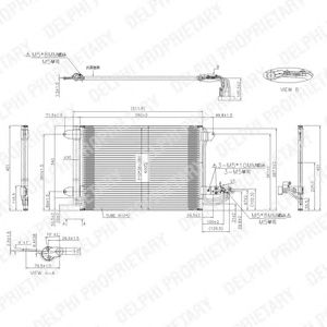 Condensator, climatizare VW A3/GOLF5/OCTAVIA 04-