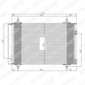 Condensator, climatizare PEUGEOT 3008/5008 09-