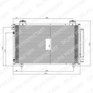 Condensator, climatizare TOYOTA AVENSIS 03-