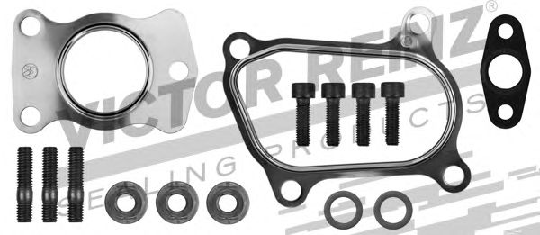 Set montaj, turbocompresor PEUGEOT 206 2.0 HDI 02-