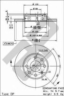 Disc frana