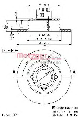 Disc frana