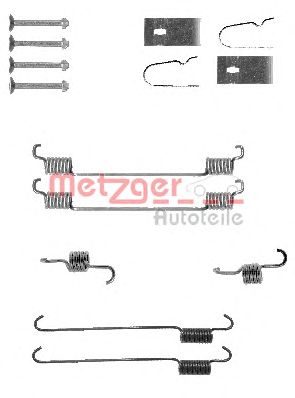 set accesorii, saboti frana parcare SUZUKI ALTO 1,0 09-14