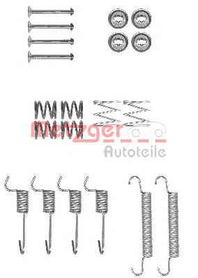 set accesorii, saboti frana parcare KIA RIO 1,4-1,6 16V 05-