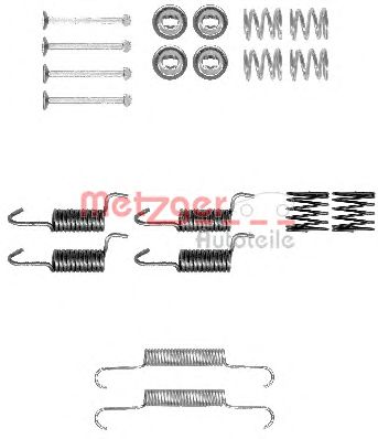 set accesorii, saboti frana parcare MITSUBISHI ASX/OUTLANDER 06-