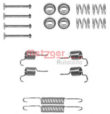 set accesorii, saboti frana parcare TOYOTA COROLLA/VERSO 04-