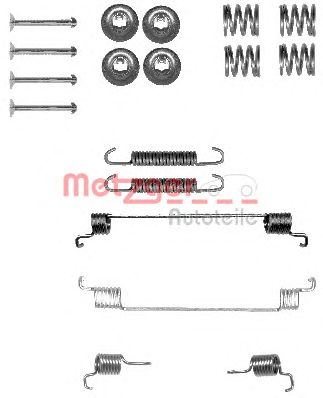 Set accesorii, sabot de frana FIAT 500/PANDA 03-