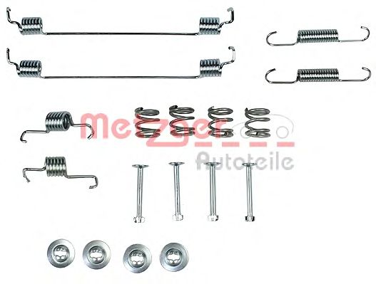 Set accesorii, sabot de frana NISSAN MICRA 1,2 10-