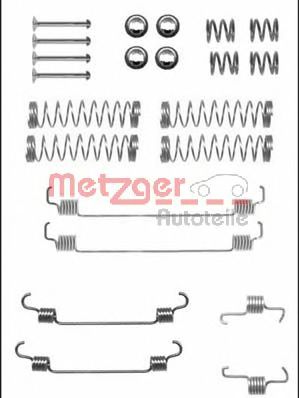 Set accesorii, sabot de frana CITROEN C2/C3