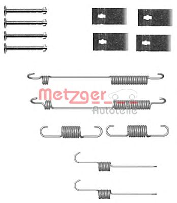 Set accesorii, sabot de frana HYUNDAI GETZ 1,1-1,6 02-10 BEZ ABS