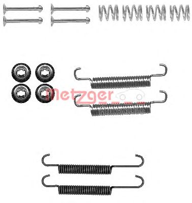 set accesorii, saboti frana parcare KIA CEED 06-