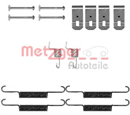 set accesorii, saboti frana parcare HONDA CR-V III 06-