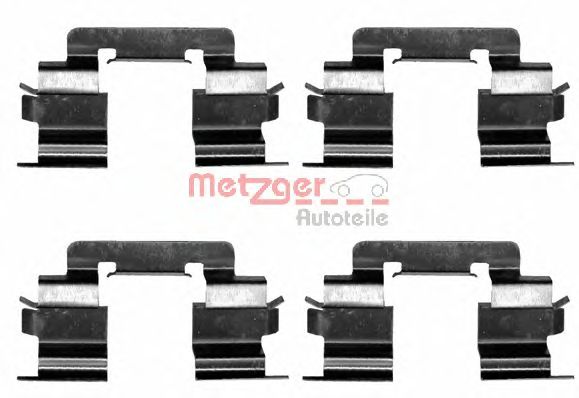 Set accesorii, placute frana MERCEDES-BENZ W168 97-04