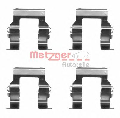 Set accesorii, placute frana MITSUBISHI GALANT/L400/PAJERO 90-05