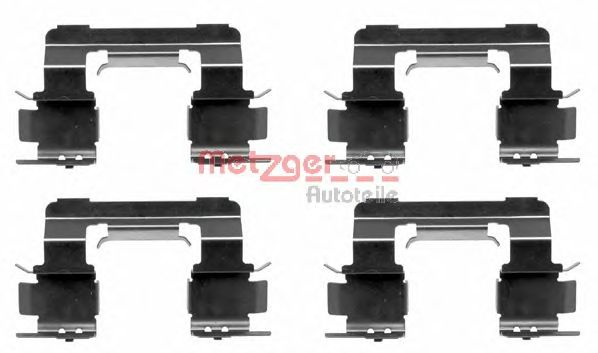 Set accesorii, placute frana TOYOTA COROLLA 02-04