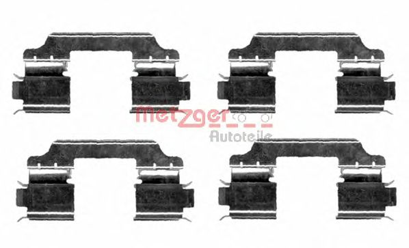 Set accesorii, placute frana MERCEDES-BENZ A-CLASS (W169)