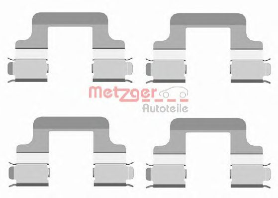 Set accesorii, placute frana VW CC/EOS/GOLF/JETTA/PASSAT/SCIROCCO 05-