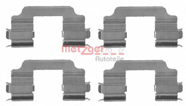 Set accesorii, placute frana OPEL AGILA 08-15