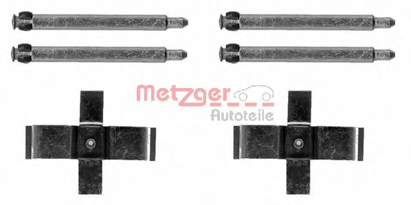 Set accesorii, placute frana MERCEDES-BENZ W202/W203/C209/R129 93-07