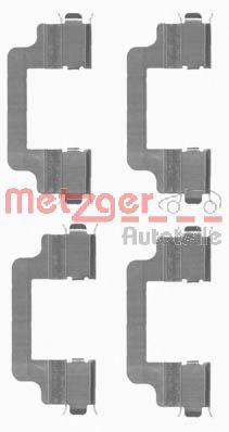 Set accesorii, placute frana LAND ROVER DISCOVERY III