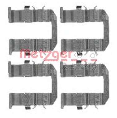 Set accesorii, placute frana HYUNDAI H-1 2,5 CRDI 08- + ABS