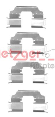 Set accesorii, placute frana RENAULT KANGOO II